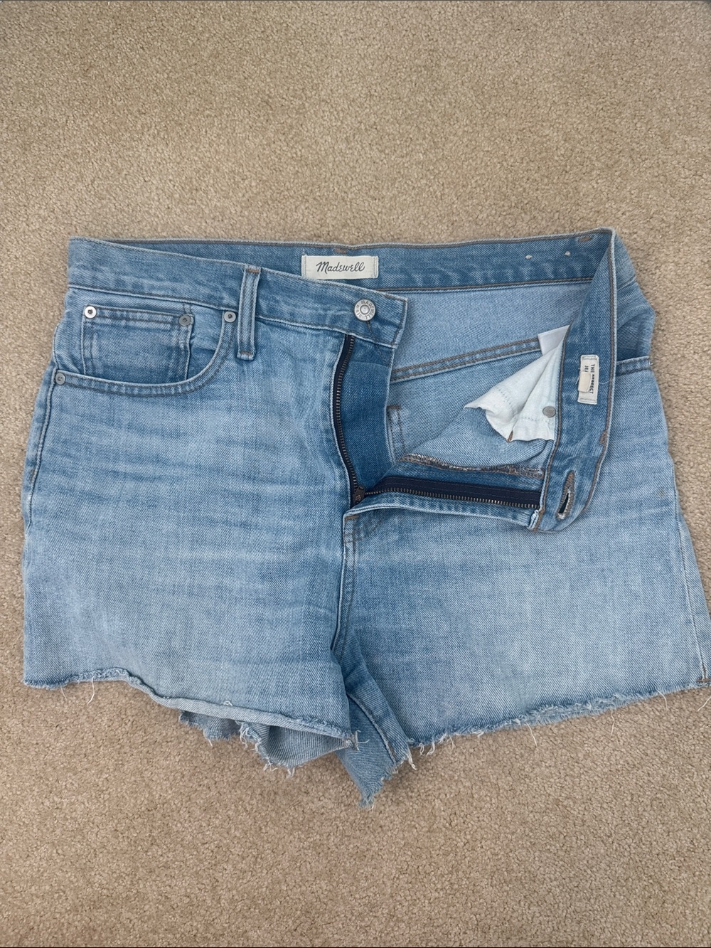 Madewell Light Blue Denim Cutoff Shorts